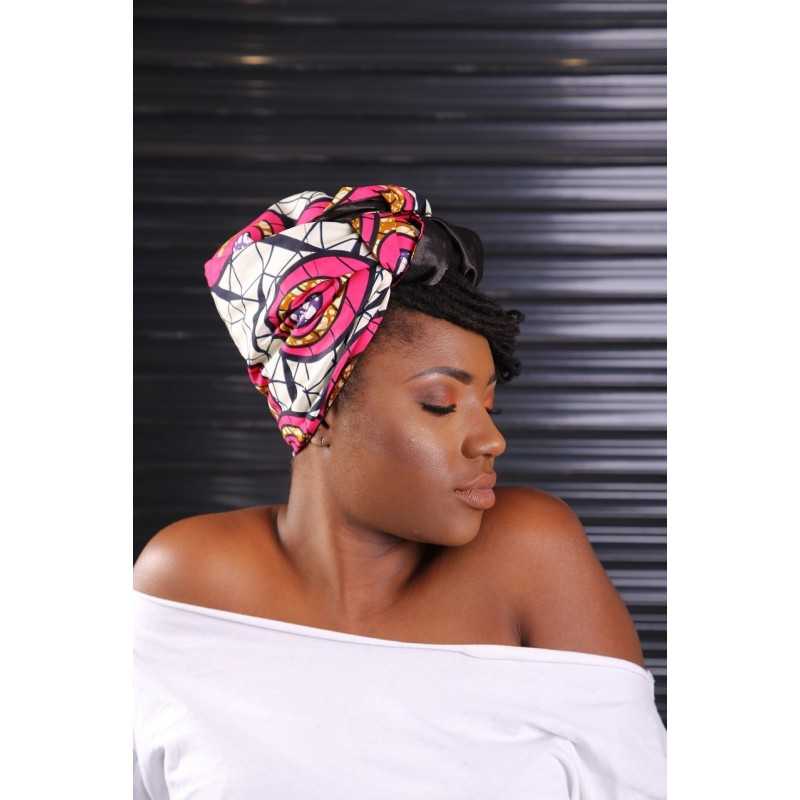 Scarf express Foulard wax Pink Dreadyy lockseuse