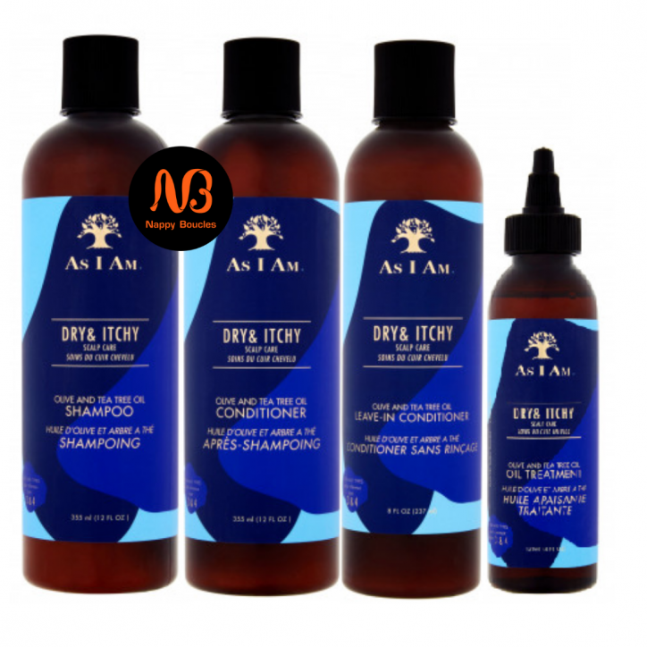 PACK SOIN ANTI PELLICULES DÉMANGEAISONS DRY & ITCHY SCALP AS I AM PACK SOIN ANTI PELLICULES DÉMANGEAISONS DRY & ITCHY SCALP AS I AM