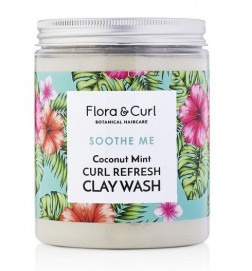Argile Clarifiante Coconut Mint Curl Refresh Clay Wash Flora & Curl