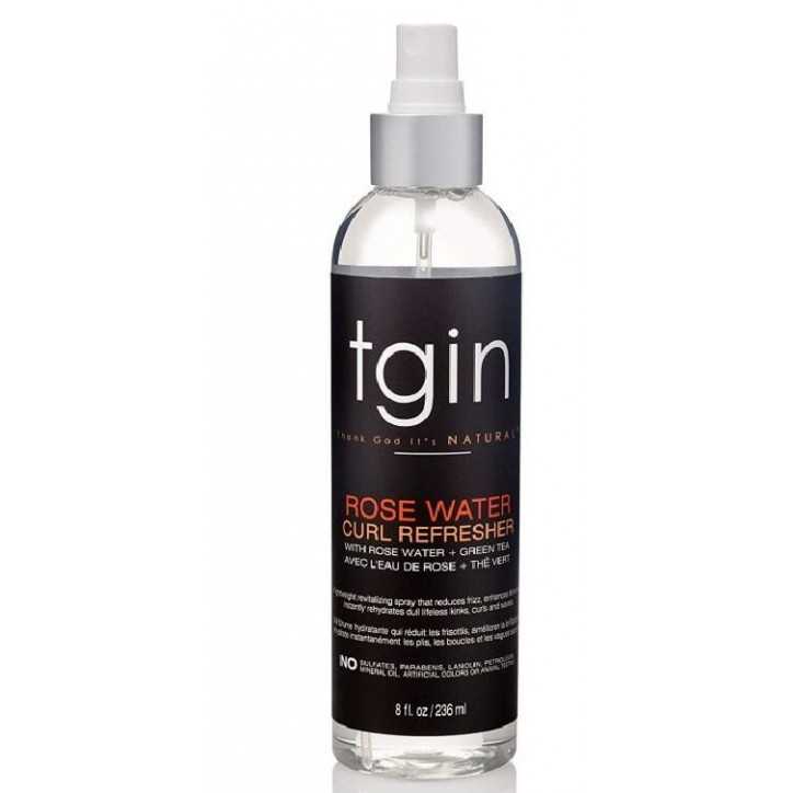SPRAY HYDRATANT A L' EAU DE ROSE / ROSE WATER CURL REFRESHER TGIN SPRAY HYDRATANT A L' EAU DE ROSE / ROSE WATER CURL REFRESHER TGIN