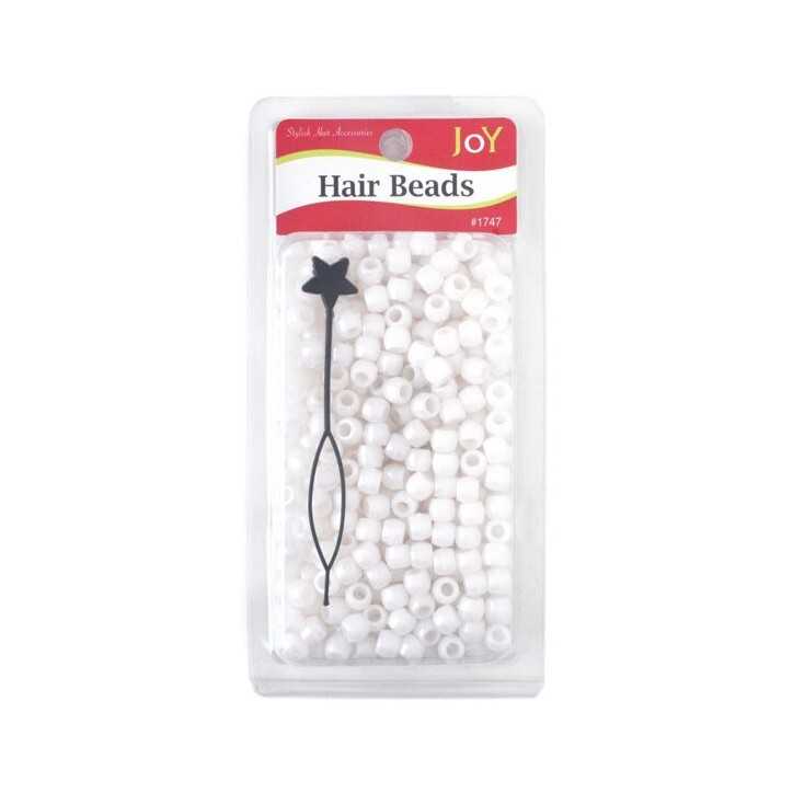 Perles Blanches pour cheveux