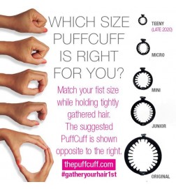 Pince Afro Puff pour cheveux Mini Puffcuff