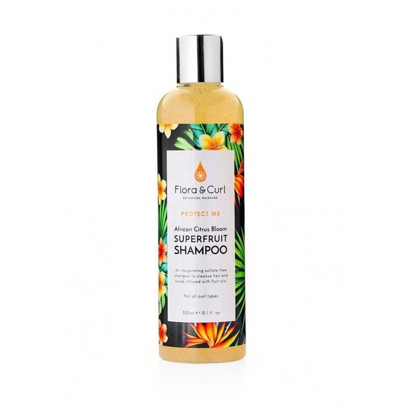 Shampoing Hydratant African Citrus Superfruit Shampoo Flora & Curl