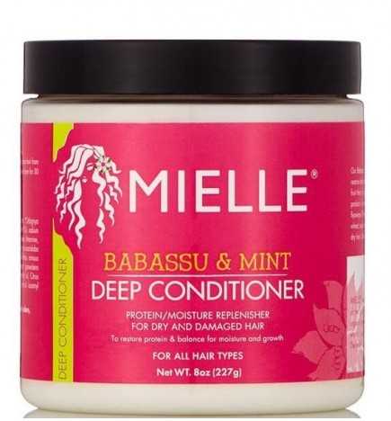 Masque Revitalisant Babassu Oil & Mint Deep Conditioner Mielle Organics