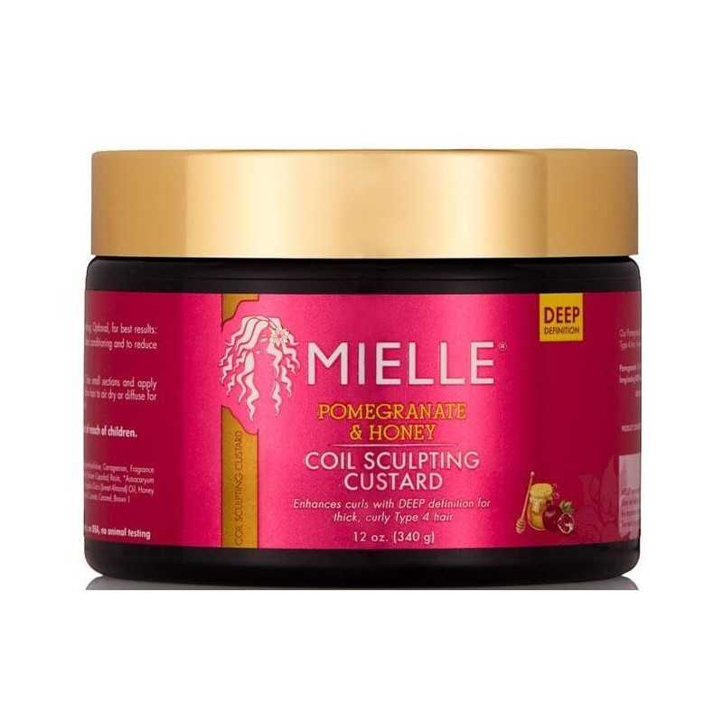 Gelée activatrice de boucles Pomegranate & Honey Coil Sculpting Custard Mielle Organics