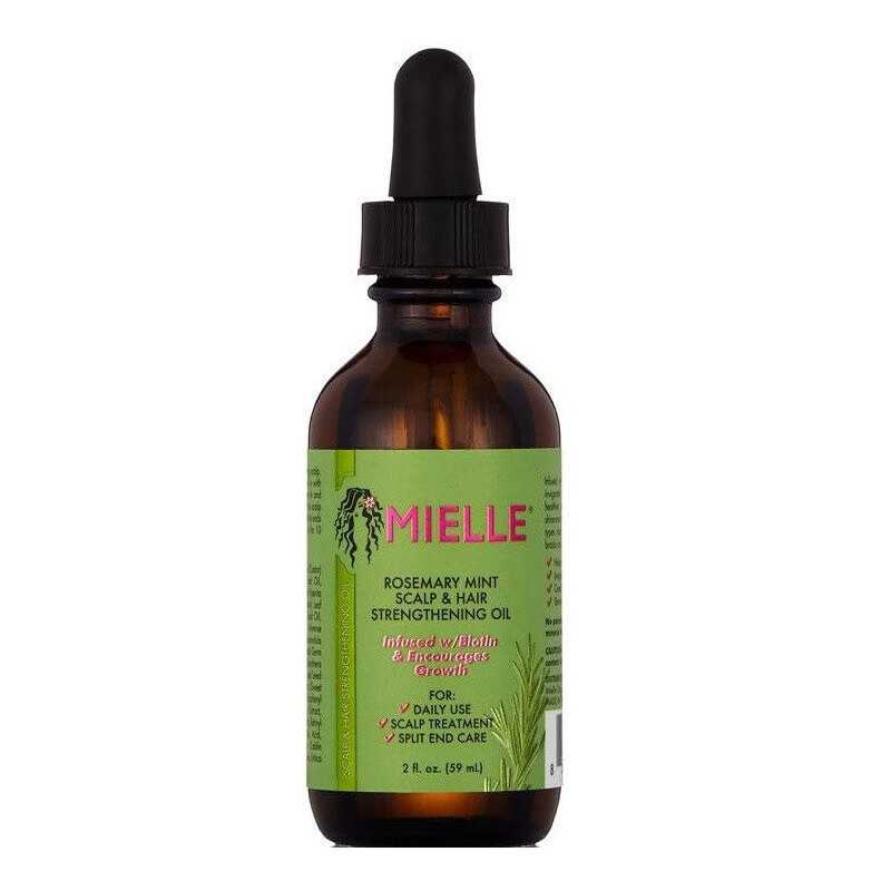 Huiles fortifiante pousse Rosemary Mint Scalp & Hair Strengthening Oil Mielle Organics