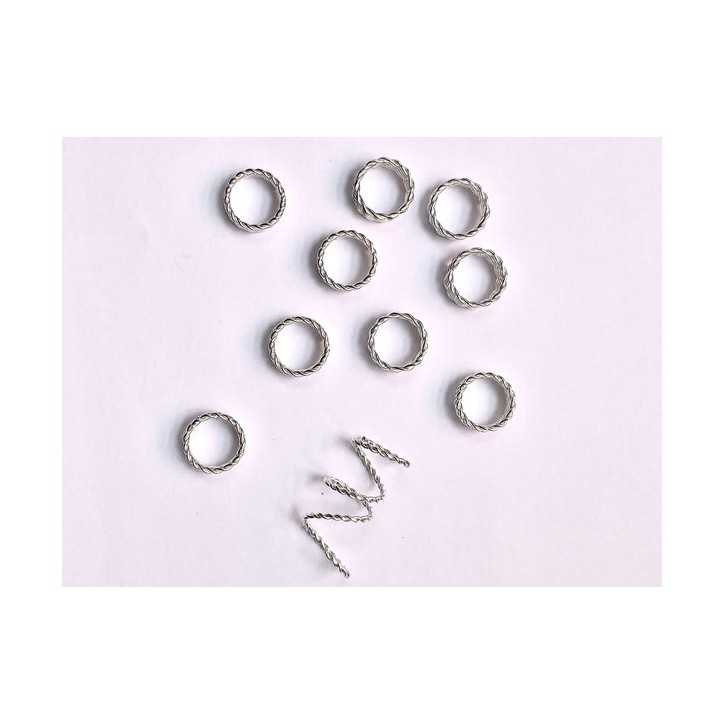 bague argent cheveux locks tresses braid Ebells bague argent cheveux locks tresses braid Ebells