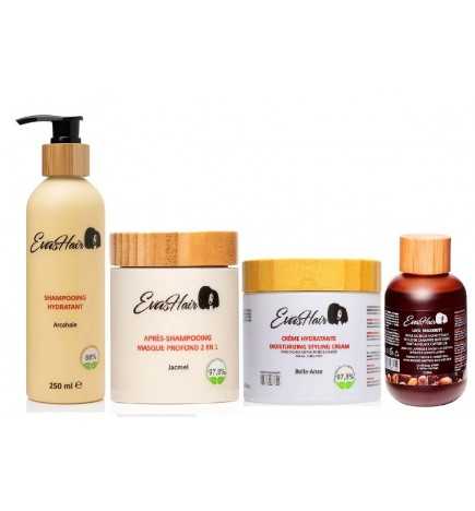 Pack soin pousse à l'huile de Ricin d'Haiti Evas hair