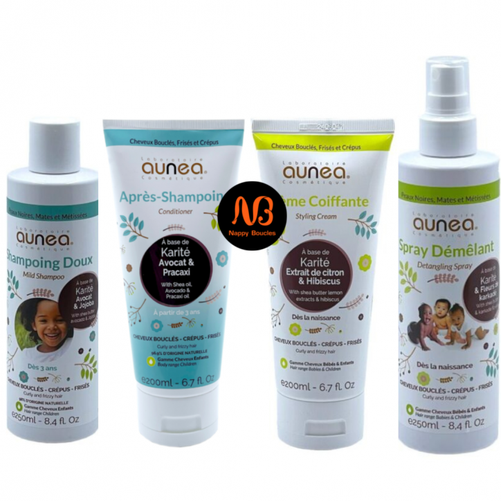 Pack soin démêlant bébé & enfant Aunéa