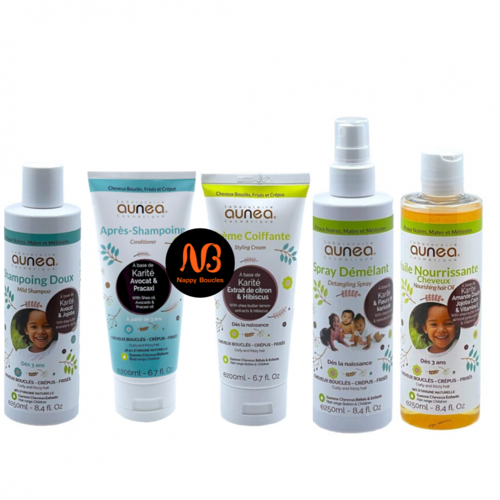 Pack complet soin cheveux et corps bébé & Enfant Aunéa Pack complet soin cheveux et corps bébé & Enfant Aunéa