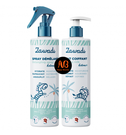 Pack soin cheveux naturels enfant Zawadi