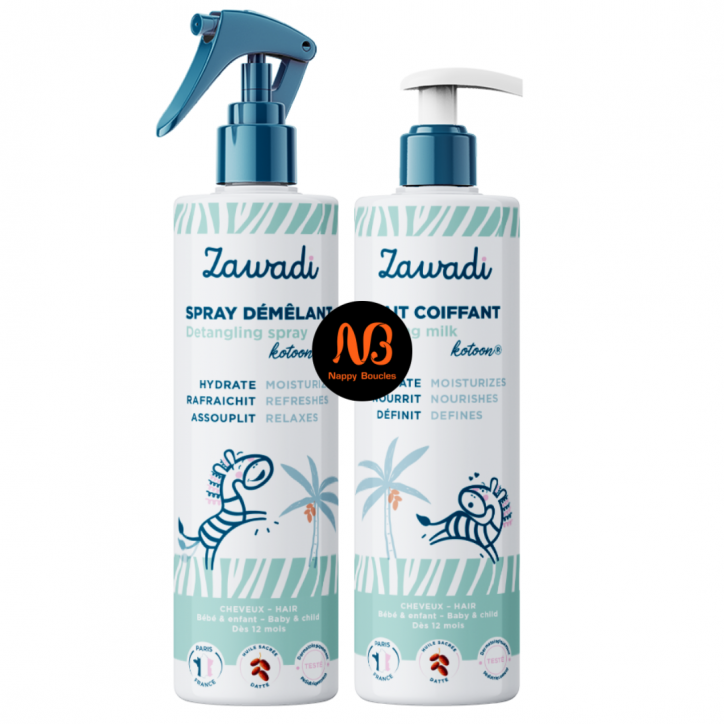 Pack soin cheveux naturels enfant Zawadi