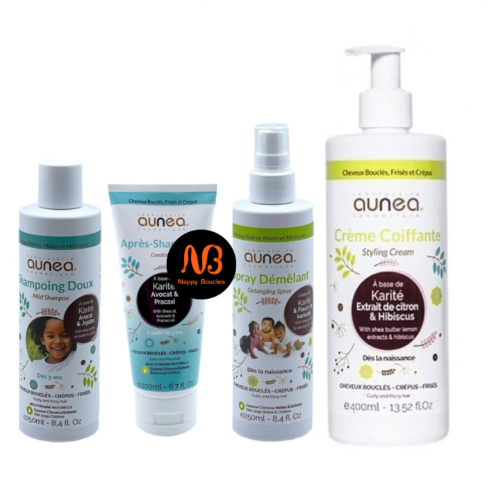 Pack soin démêlant bébé & enfant Aunéa Pack soin démêlant bébé & enfant Aunéa