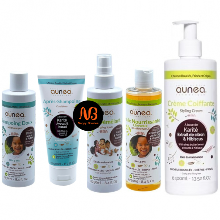 Pack complet soin cheveux et corps bébé & Enfant Aunéa Pack complet soin cheveux et corps bébé & Enfant Aunéa