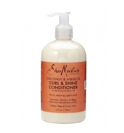 Après shampoing soin démêlant coco hibiscus / curl & shine conditioner shea moisture