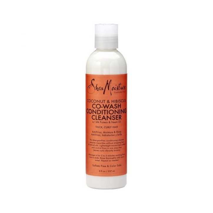 Co wash shampoing Coco & Hibiscus Curl & Shine shea moisture