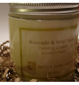 crème hydratante styling / avocado & plum twist darcy's botanicals