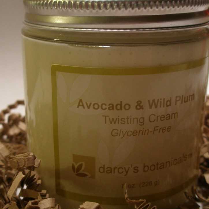 crème hydratante styling / avocado & plum twist darcy's botanicals