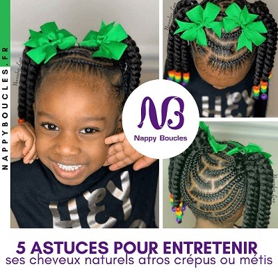 Enfant : 5 Astuces pour entretenir ses cheveux naturels afros crépus ou métis